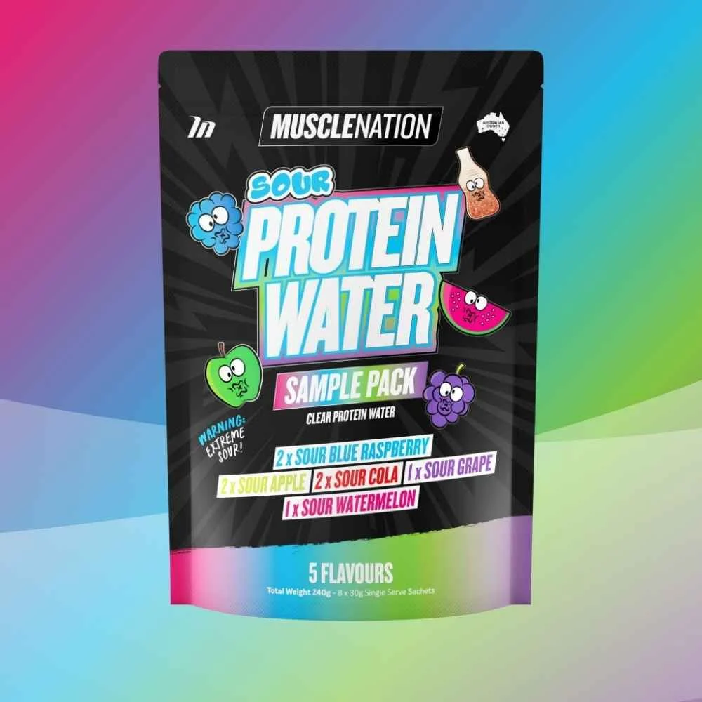 Muscle Nation, Protein Water Sour Range